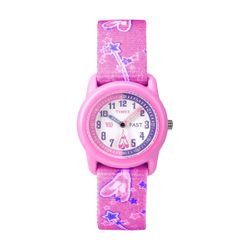 Timex Time Machines Pink Ballerina Multicolor Fabric Strap