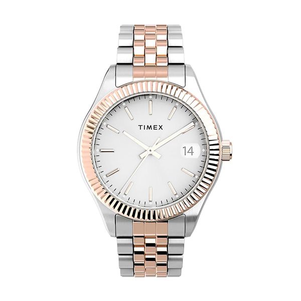 Timex Waterbury Legacy Two Tone Stainless Steel Bracelet Ρολόι Χειρός
