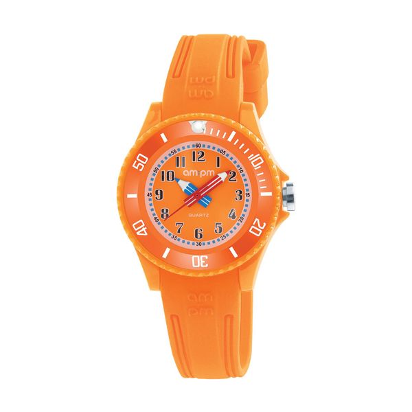 AM:PM Kids Orange Silicone Strap Ρολόι Χειρός 3235862