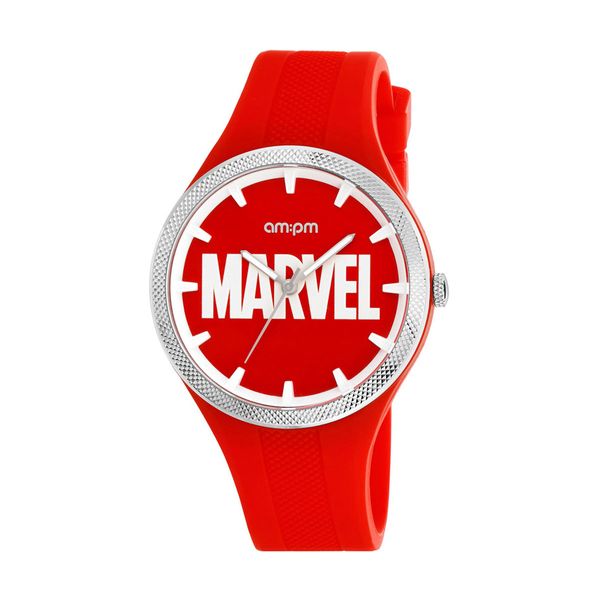 AM:PM AM:PM Marvel Red Silicone Strap Ρολόι Χειρός