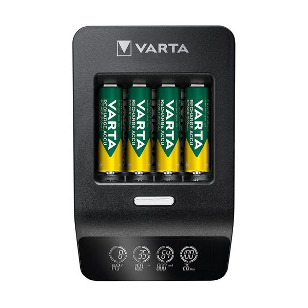 Varta Varta LCD Ultra Fast+ Charger & 4x AA 2100mAh Φορτιστής Μπαταρίας