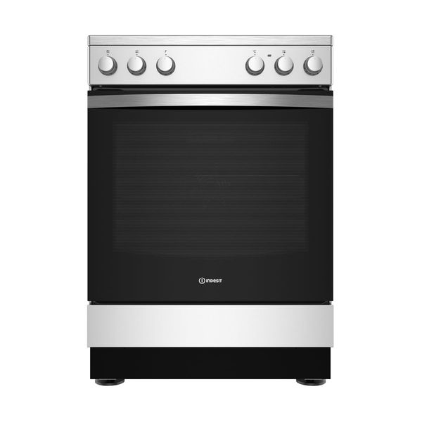 Indesit IS67V5KCX/E Inox Κουζίνα Κεραμική