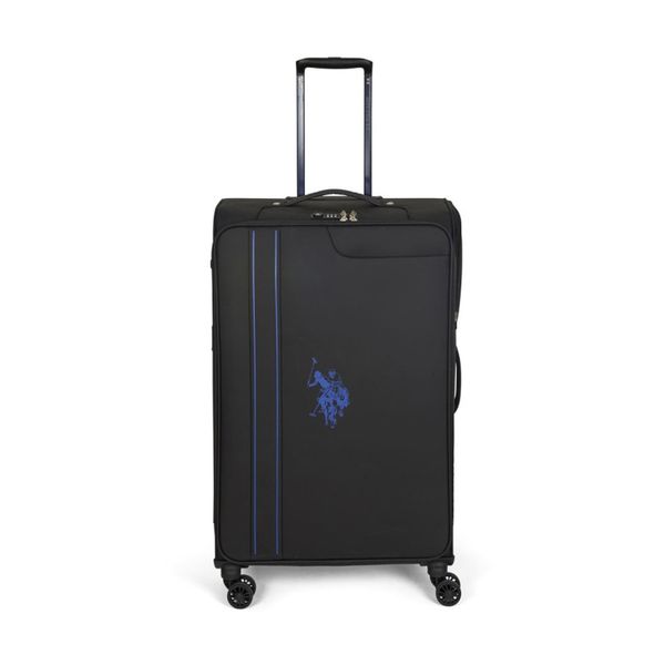U.S. Polo Assn. Champions Cup Μεγάλη Black Βαλίτσα Ταξιδίου