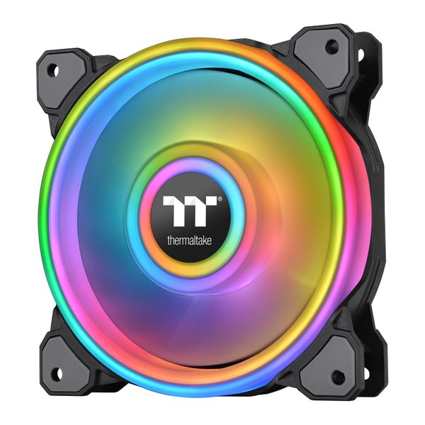 Thermaltake Thermaltake Riing Quad 12 RGB TT Premium Edition Black Ανεμιστήρας Υπολογιστή