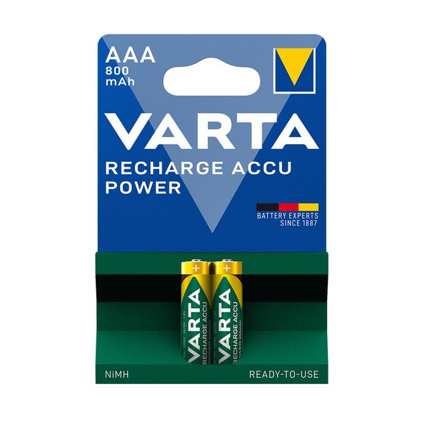 Varta Varta Accu Power AAA 800mAh 2τεμ. Επαναφορτιζόμενες Μπαταρίες