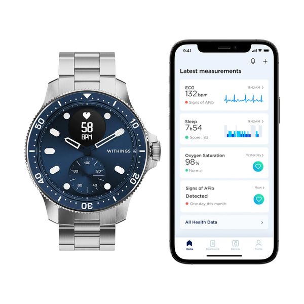 Withings Horizon Blue 43mm SmartWatch