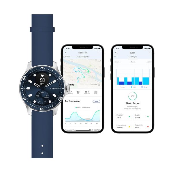 Withings Horizon Blue 43mm SmartWatch