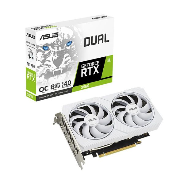 Asus Asus GeForce RTX 3060 Dual OC 8GB White Κάρτα Γραφικών