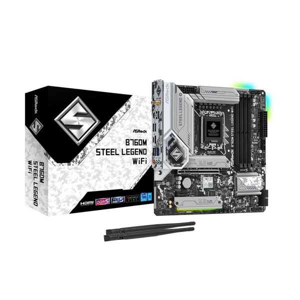 ASRock B760M Steel Legend WiFi Μητρική H/Y