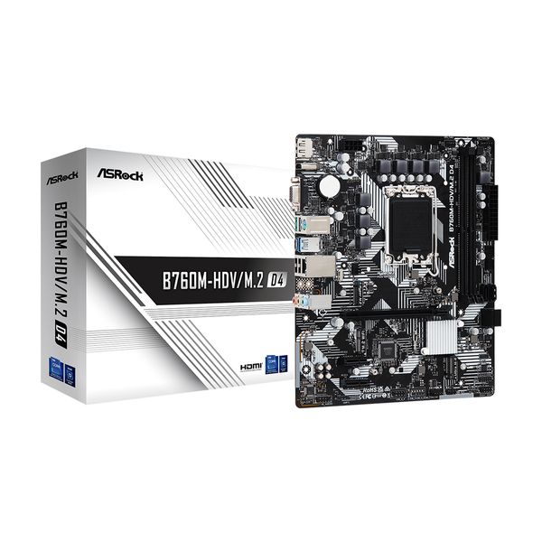 ASRock B760M- HDV/M.2 D4 Μητρική Η/Υ