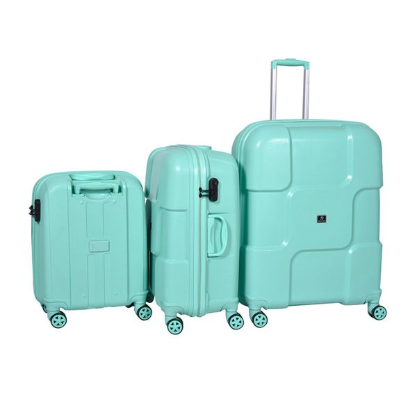 Hold & Roll Σετ HR-003 x3 Mint Green Βαλίτσες Ταξιδίου