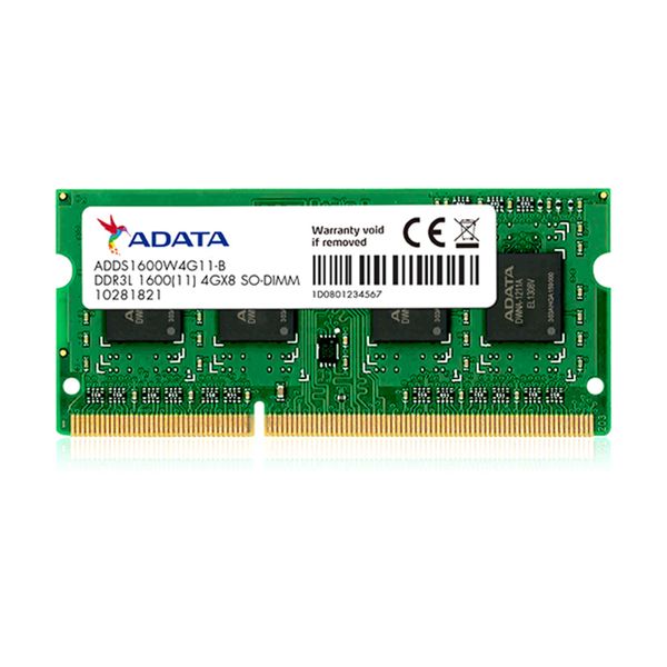 Adata Adata SODIMM DDR3L 1600 1x4GB CL11 Μνήμη RAM