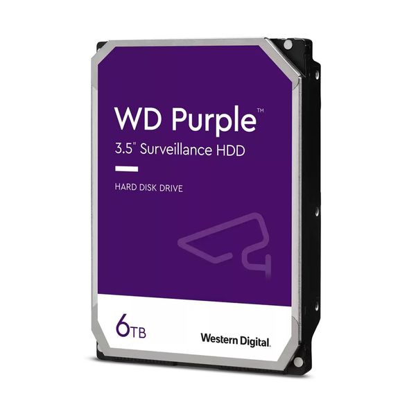 Western Digital Purple 3.5" Sata 6TB HDD Εσωτερικός Σκληρός Δίσκος