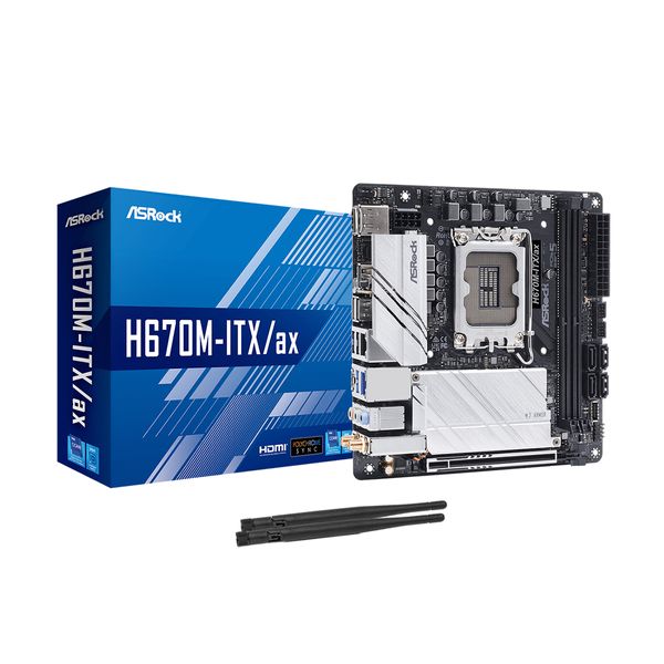 ASRock H670M-ITX/ax Μητρική H/Y