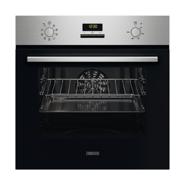 Zanussi ZOHEE2X2 Inox Εντοιχιζόμενος φούρνος