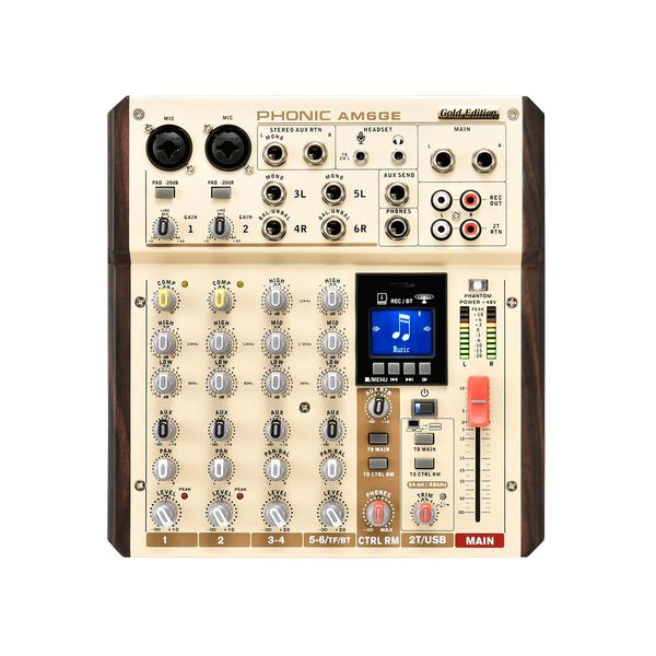 Phonic AM-6GE Αναλογική Κονσόλα