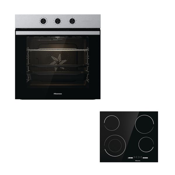 Hisense BI64121AX Inox & E6432C Set Εντοιχισμού