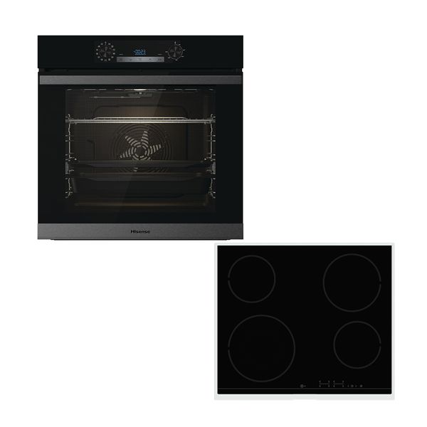 Hisense Icon LED BSA65226AB Black & E6431X Set Εντοιχισμού