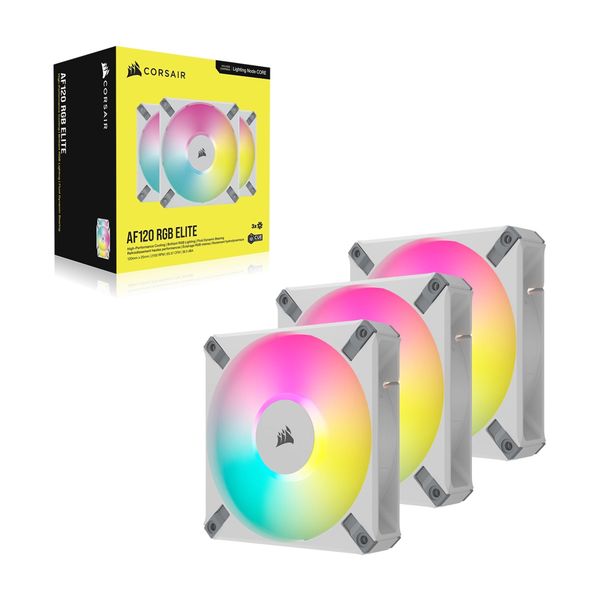 Corsair Corsair iCUE AF120 Elite RGB Triple Pack White Ανεμιστήρας Υπολογιστή