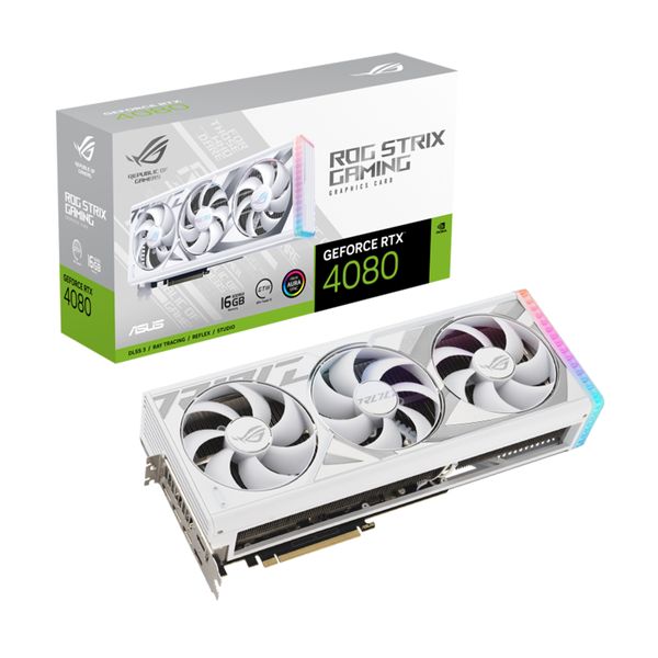 Asus Asus RTX 4080 Rog Strix 16GB White Κάρτα Γραφικών