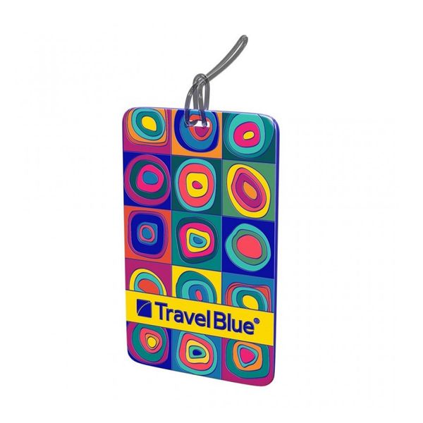 Travel Blue Squares I.D. Tag Ετικέτα Βαλίτσας