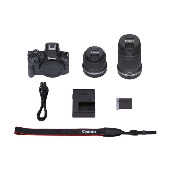 Canon Canon EOS R50 Kit Black Φωτογραφική Μηχανή Mirrorless
