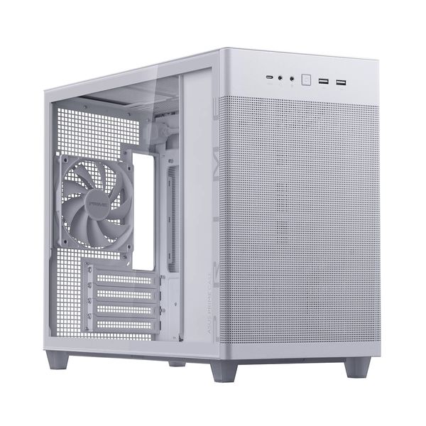 Asus Asus Prime AP201 Mesh Tempered Glass White Κουτί Η/Υ