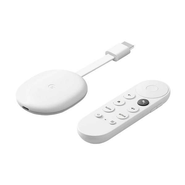 Google Google Chromecast with Google TV HD Snow Media Streaming