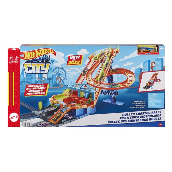 Hot Wheels Hot Wheels City Πίστα Rollercoaster Rally HDP04 Λαμπάδα