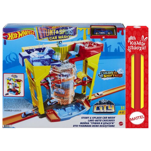 Hot Wheels Πλυντήριο Χρωμοκεραυνών GRW37 Λαμπάδα