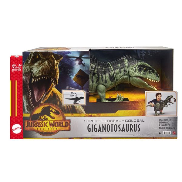 Mattel Mattel Jurassic World Γιγαντόσαυρος GWD68 Λαμπάδα