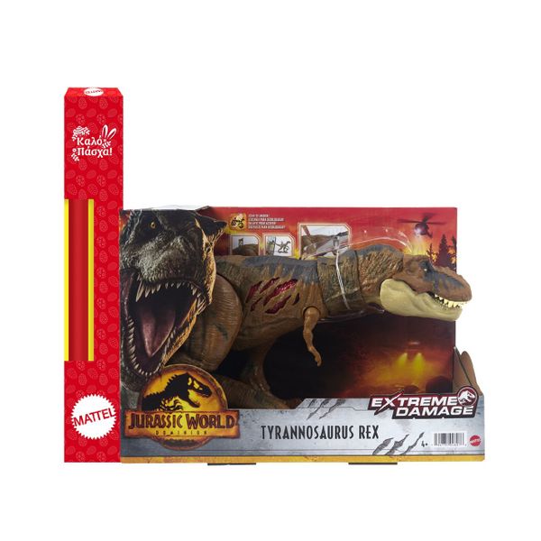 Mattel Extreme Damage T-Rex HGC19 Λαμπάδα