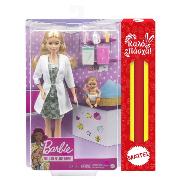 Mattel Barbie Παιδίατρος GVK03 Λαμπάδα