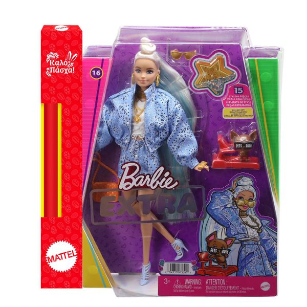 Mattel Mattel Barbie Extra Blonde Bandana 08 Λαμπάδα