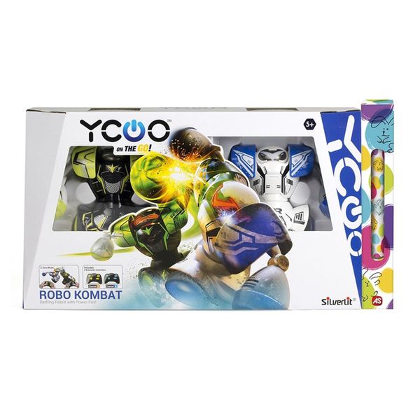 Silverlit Σετ 2 τηλ/μενα Robo Kombat Λαμπάδα