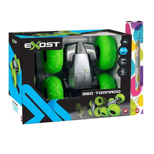 Exost Τηλ/μενο Αυτοκίνητο Tornado Green Λαμπάδα
