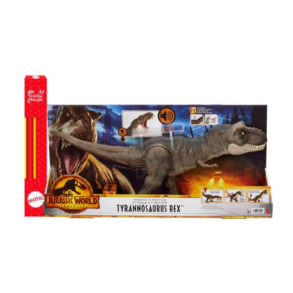 Mattel Mattel Jurassic World T-Rex World Dominion HDY55 Λαμπάδα