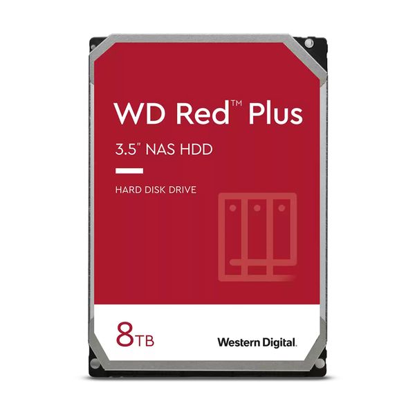 Western Digital Red Plus NAS SATA III 8TB HDD Εσωτερικός Σκληρός Δίσκος