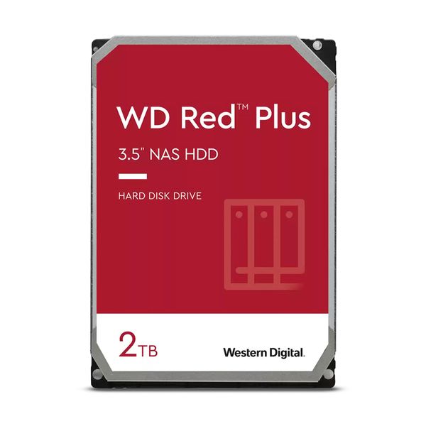 WD WD Red Plus NAS SATA III 2TB HDD Εσωτερικός Σκληρός Δίσκος