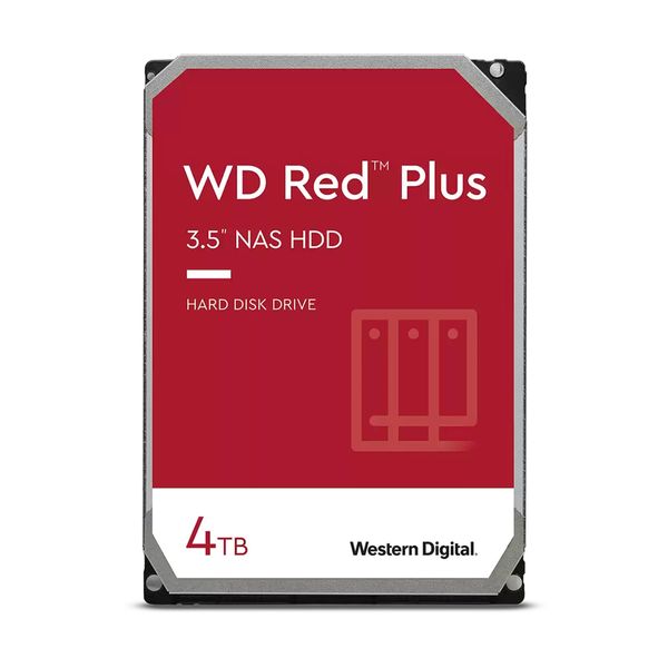 WD WD Red Plus NAS SATA III 3.5" 4TB HDD Εσωτερικός Σκληρός Δίσκος