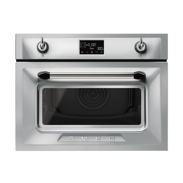 Smeg Smeg SO4902M1X Inox Εντοιχιζόμενος Φούρνος Μικροκυμάτων