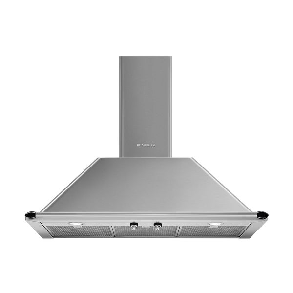 Smeg Smeg Victoria KTR90XE Inox Απορροφητήρας Καμινάδα Τοίχου