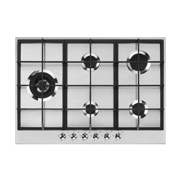 Smeg PX375L Inox Εστία Υγραερίου