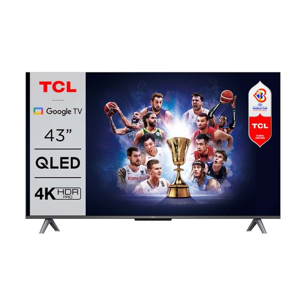 TCL QLED 43C645 43" Τηλεόραση Google TV 4K