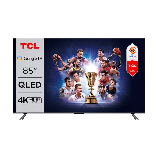 TCL QLED 85C645 85" Τηλεόραση Google TV 4K