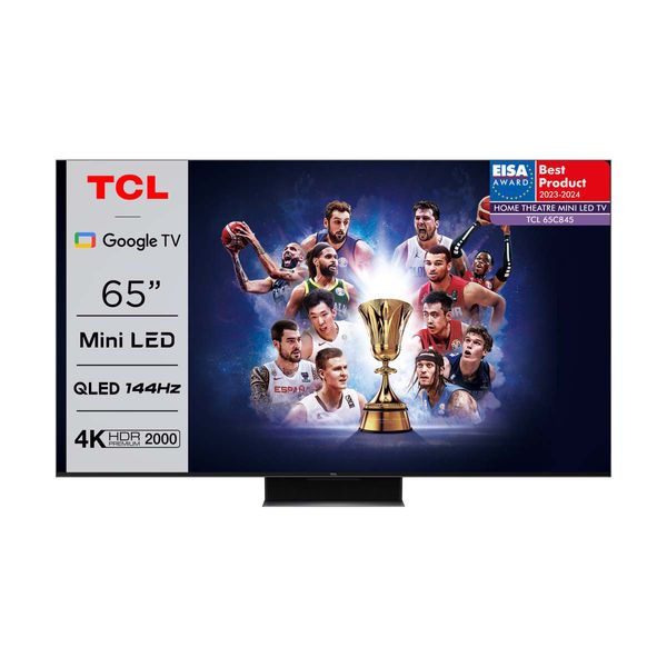 TCL Mini-LED 65C845 65" Τηλεόραση Google TV 4K