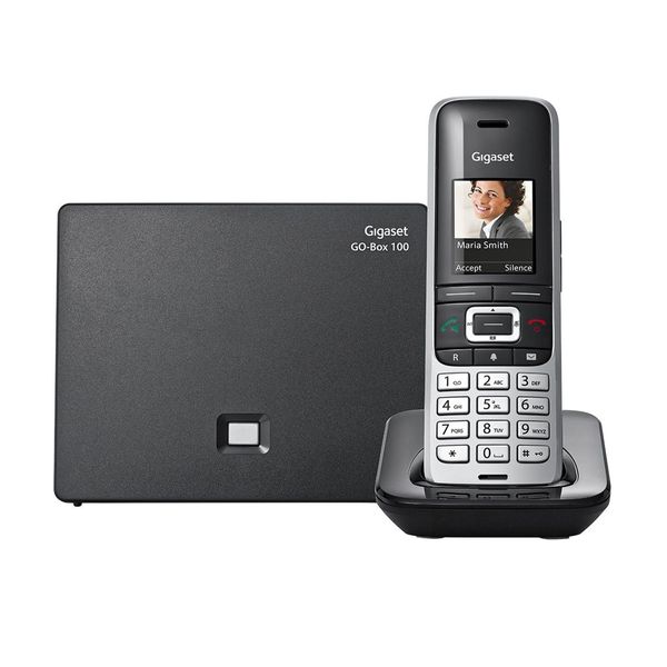 Gigaset Premium 100A Go Black Ασύρματο Tηλέφωνο