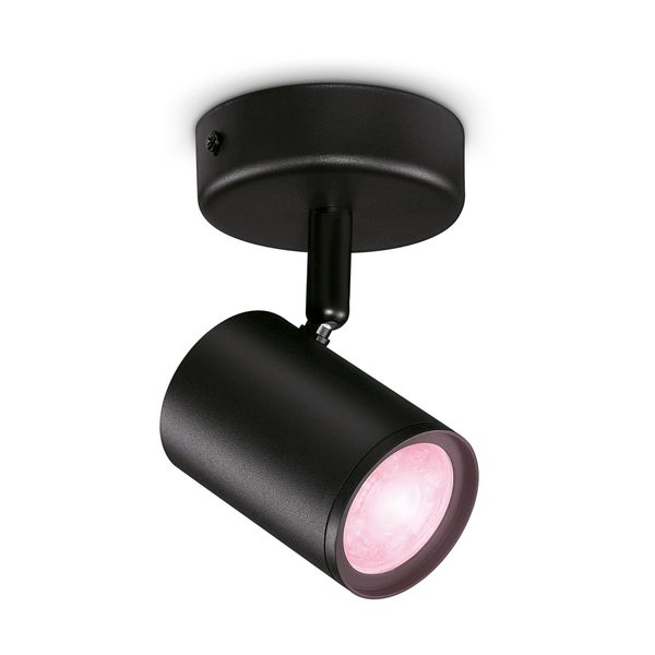 Wiz IMAGEO 1x5W RBG Black Φωτιστικό