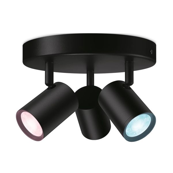 Wiz IMAGEO Spots 3x5W 22-65K RGB Round Black Φωτιστικό