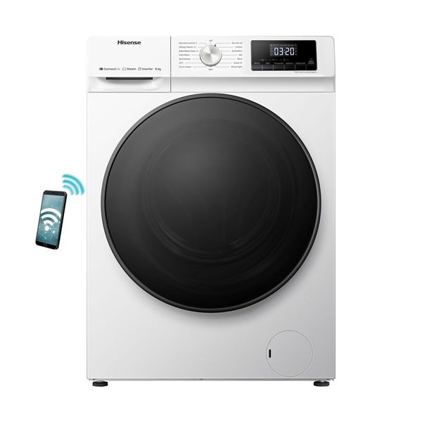 Hisense WFQA9014EVJMW 9kg Πλυντήριο Ρούχων